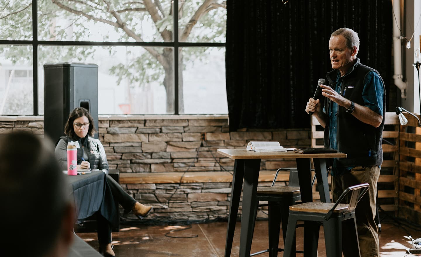 Gary Hoag speaking — Generosity Monk